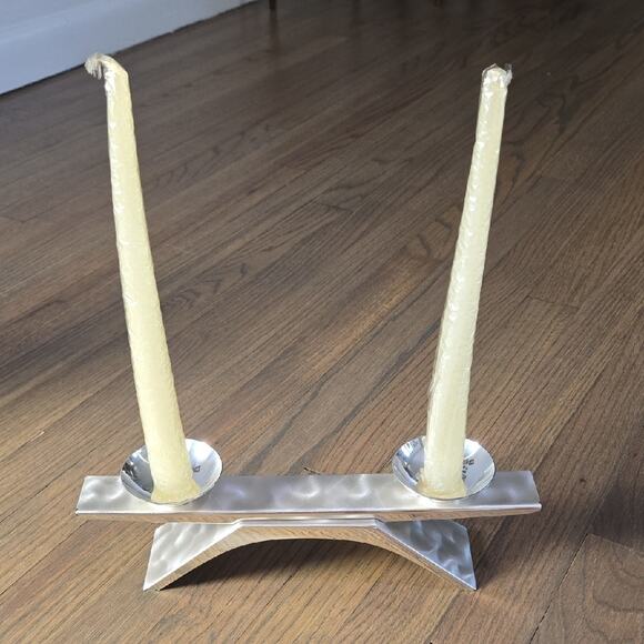 MCM WMF Ikora Kurt Radtke Silver Candle Holder With Taper Candles - Picture 2 of 9